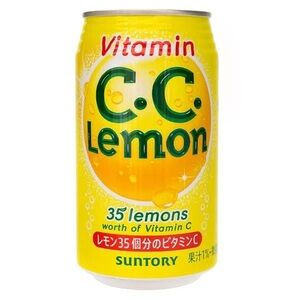 Suntory C.C. Lemon Vitamin Drink Can